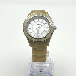 Fossil Stella Natural Bone Resin Ladies Watch Working